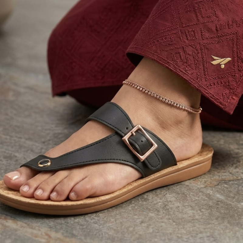 ladies flat slipper