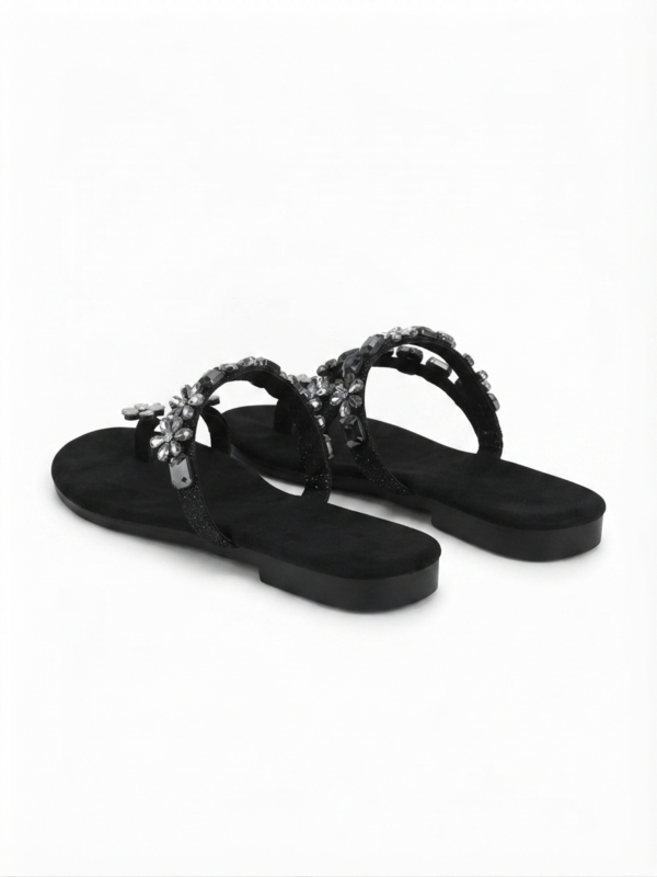 kaosiss black flats for women 16288ls