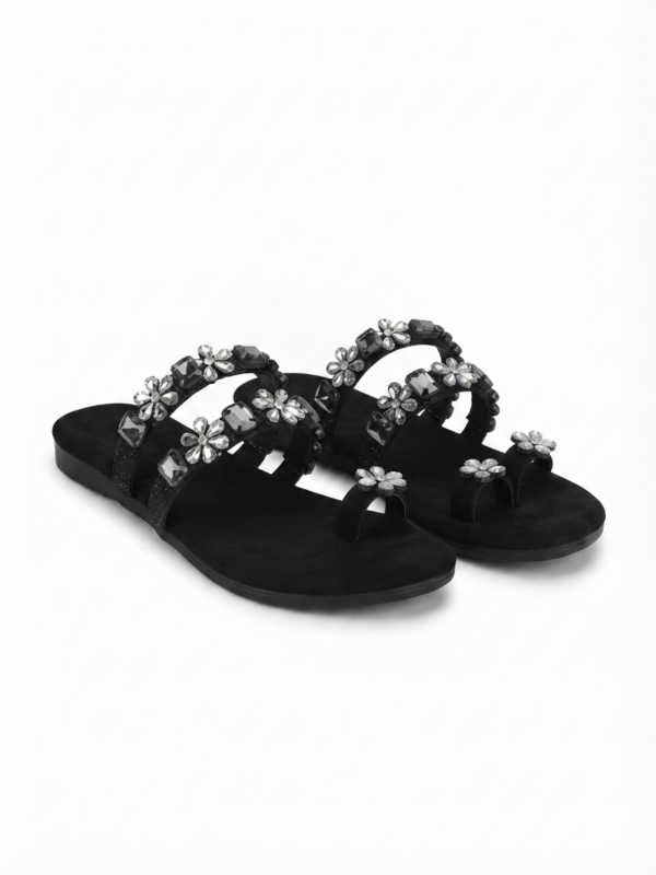 kaosiss black flats for women 16288ls
