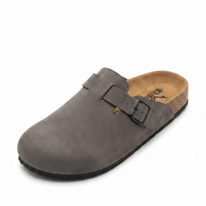 kaosiss back open sandals for men 15054gs black