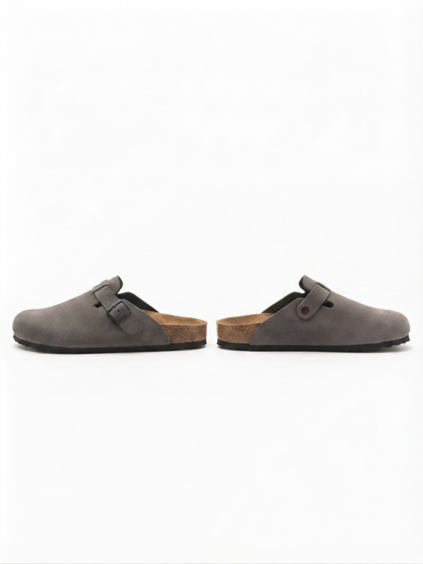kaosiss back open sandals for men 15054gs black
