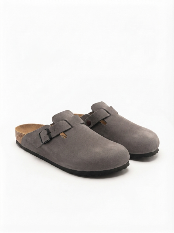 kaosiss back open sandals for men 15054gs black