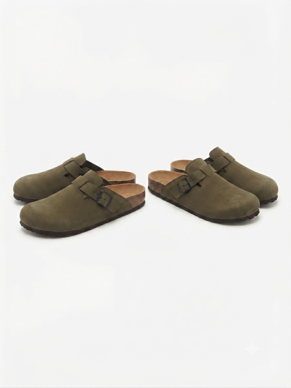 kaosiss back open sandals for men 15054gs black (copy)