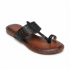 kaosiss brown kolhapuri flats for women 16281ls