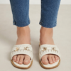 kaosiss white flats for women 16283ls